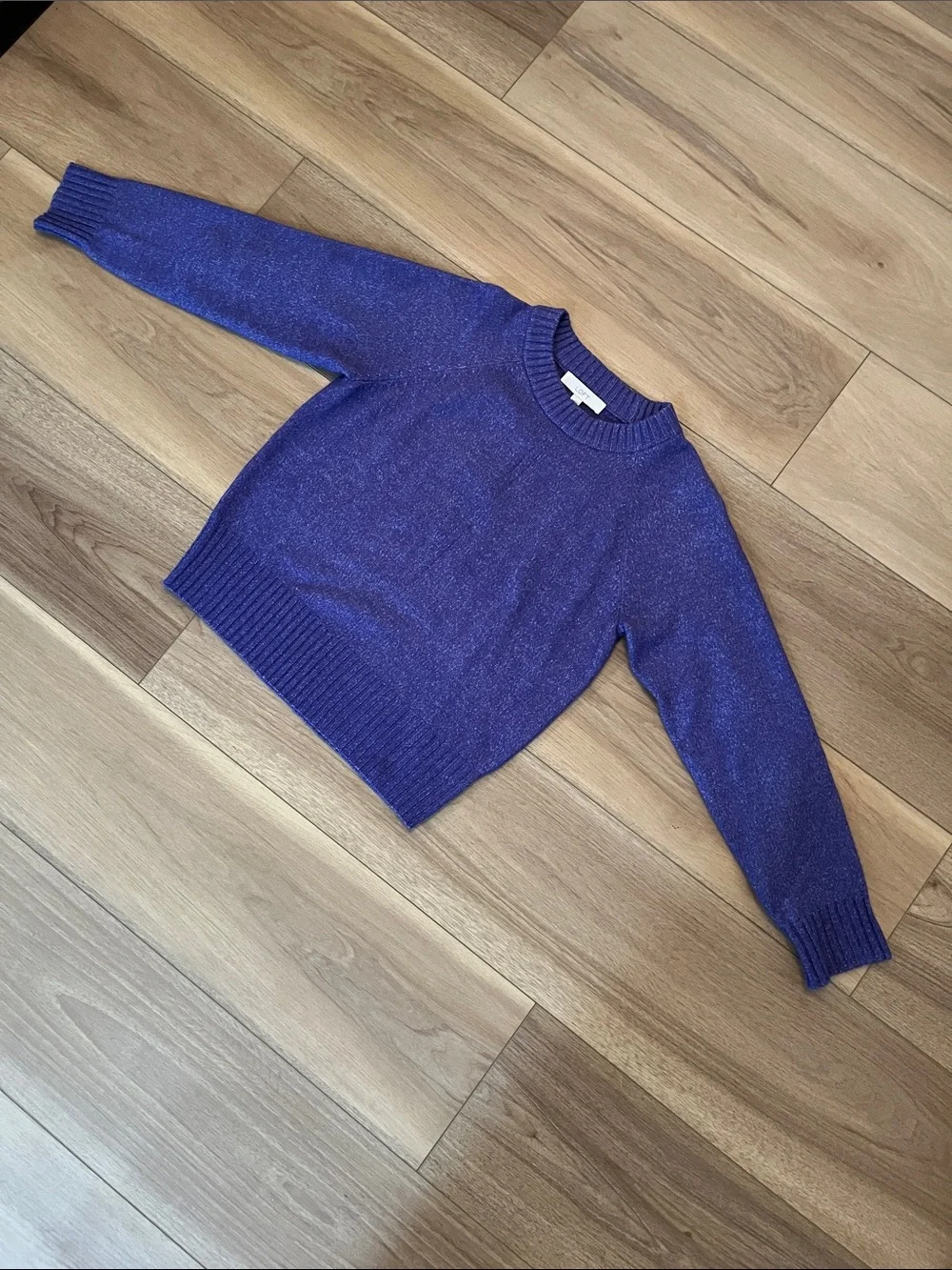 LOFT Seamed Raglan Sweater - Picture 3 of 5
